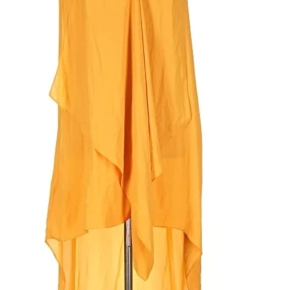 Never worn. BCBG Cherry red high low dress size small. - Picture 3 of 9